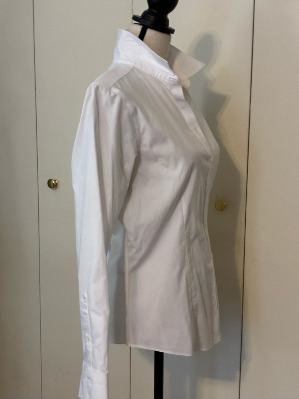 Brooks Brothers Fitted Non-Iron White Button-Down Shirt - Picture 4 of 9
